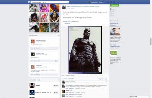 batman facebook shared